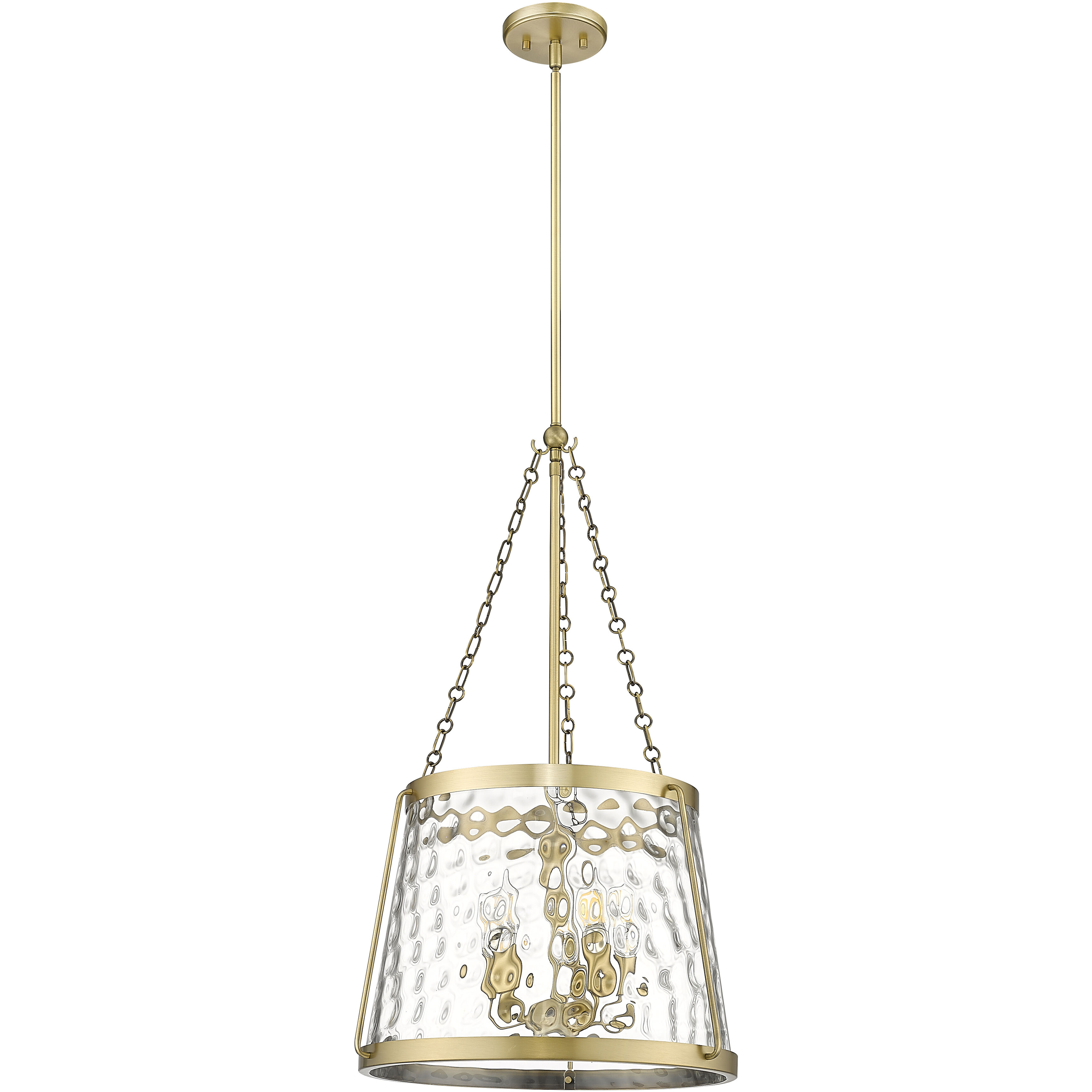 Adabella 5 Light 18.13 inch Vintage Brass Pendant Ceiling Light